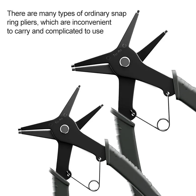 2 in 1 Snap Ring Pliers | Internal and External Retaining Ring Tool