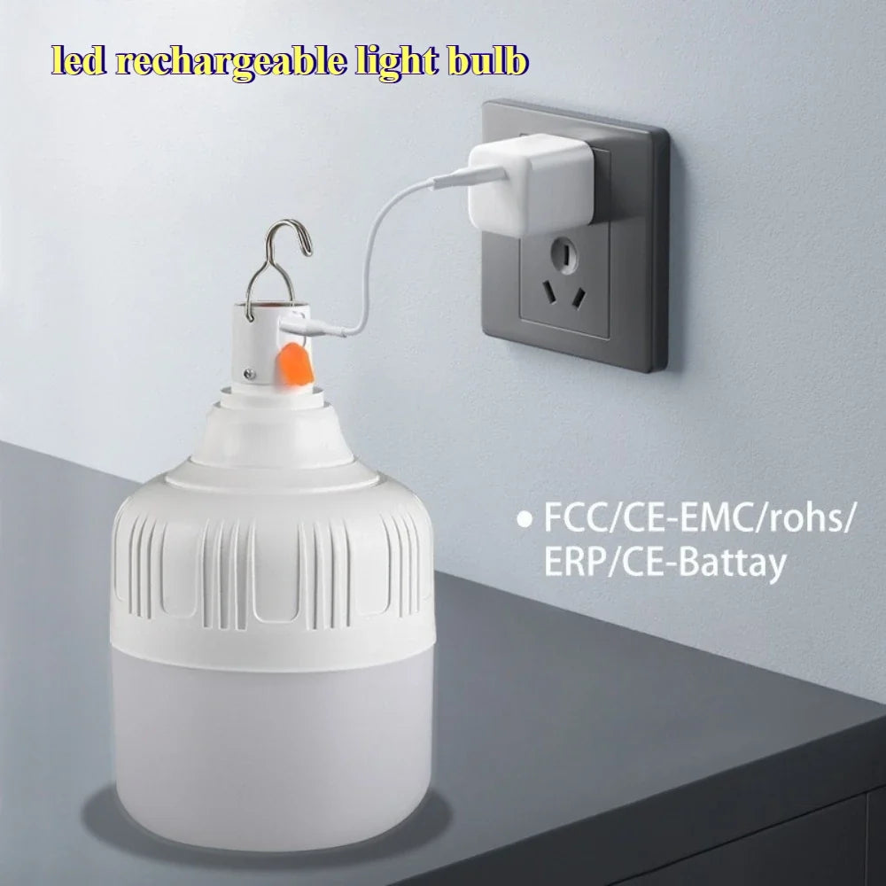 60W/30W USB Rechargeable LED Camping Lantern | Emergency Outdoor Lighting