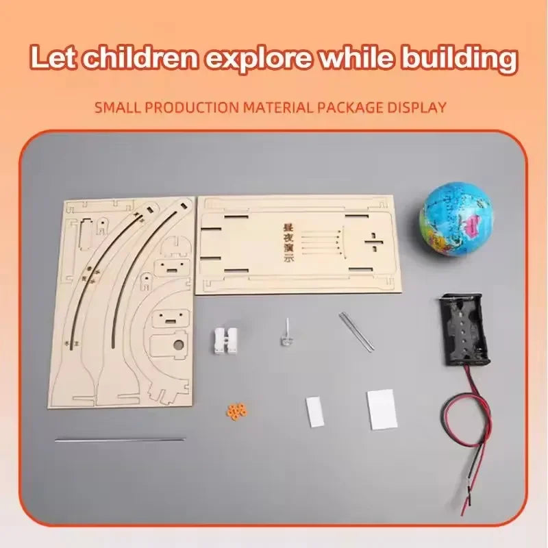 Day Night Globe STEM Kit | DIY Educational Science Toy for Kids 14+