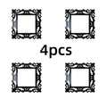 Mirror Style Switch Decals | 4 Pack Decorative Wall Stickers for Living Room
