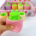 Pop Up Hide and Seek Fidget Toy | Squeeze Stress Relief Figure for Kids and Adults