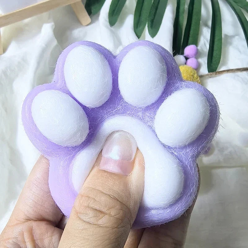 Squeeze Cat Paw Toy | Cute Stress Relief Squishy Toy for Kids and Adults