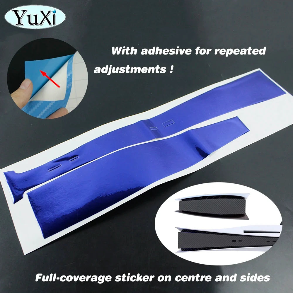 PS5 Middle Side Skin Sticker | Waterproof Decal Cover for PlayStation 5 Disc Console