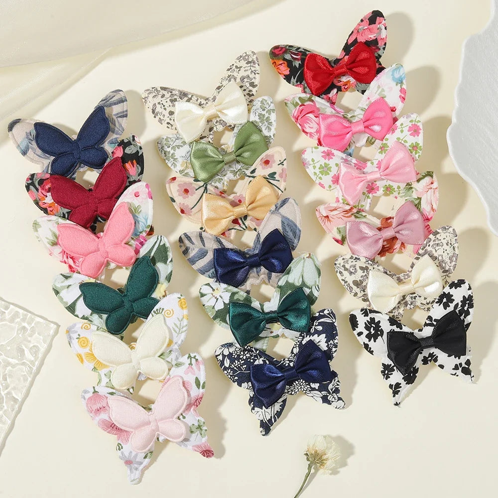 1 Set Butterfly Hair Clips 3 Styles of Butterfly Clips Children Teenagers To Decorate Wear in Daily Life Girls' Hair Accessories