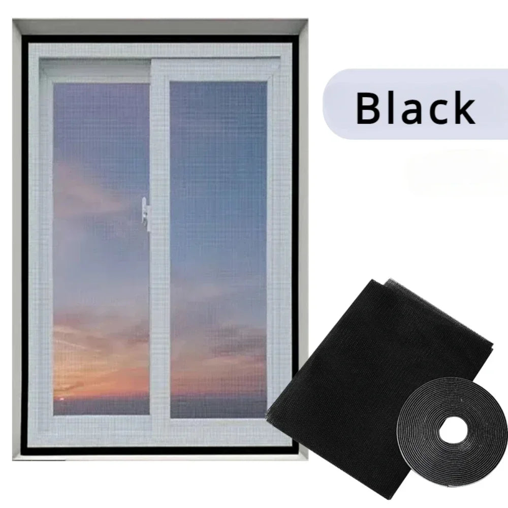 Self-Adhesive Mosquito Net for Windows | DIY Fly Screen Curtain