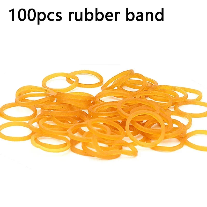 Folding Rubber Band Shooter Keychain Gun | 60-Piece Party Toy Set for Family Fun
