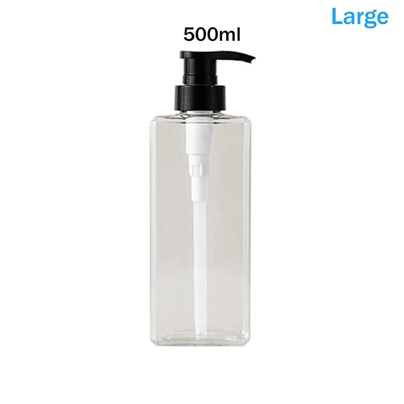 Square Soap Dispenser | Refillable 400/500ml Bathroom Pump Bottle