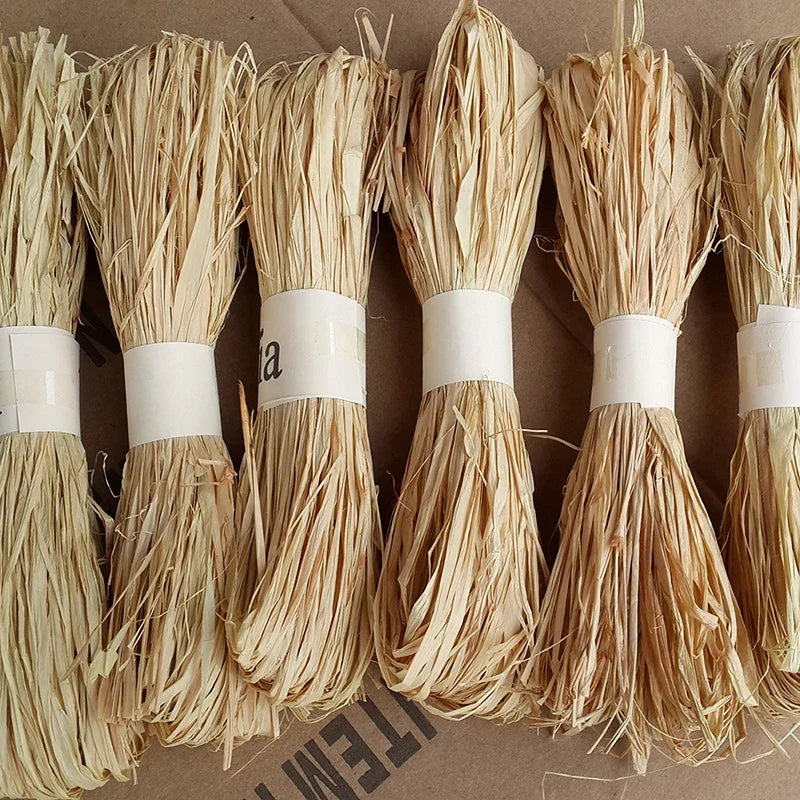Natural Raffia Straw Rope | Wedding Gift Packing & Party Decoration Supply