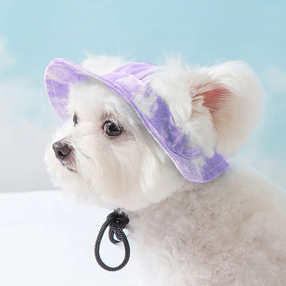Breathable Pet Sun Hat | Cooling Shade for Small Dogs and Cats