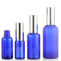 15/30/50/100ml Blue Glass Spray Bottle | Refillable Fine Mist Perfume Atomizer