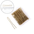 50pcs Women Gold Hair Clip Hairpin Hairstyle Styling Tool Hairgrip U Shape Barrette Hair Clips for Women Hair Accessories