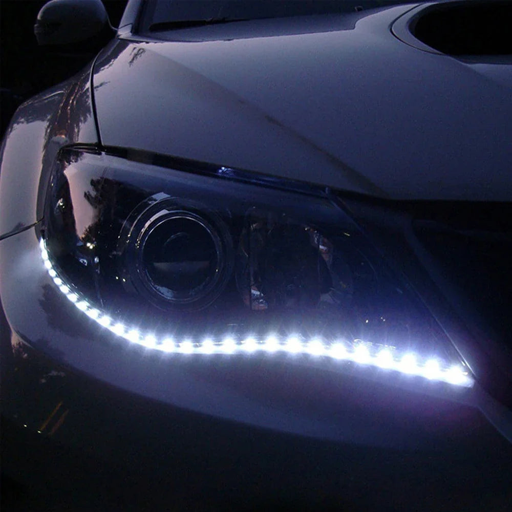 2X 30cm LED Strip Light DRL 3528 1210 15SMD | Car Ambient Atmosphere Light