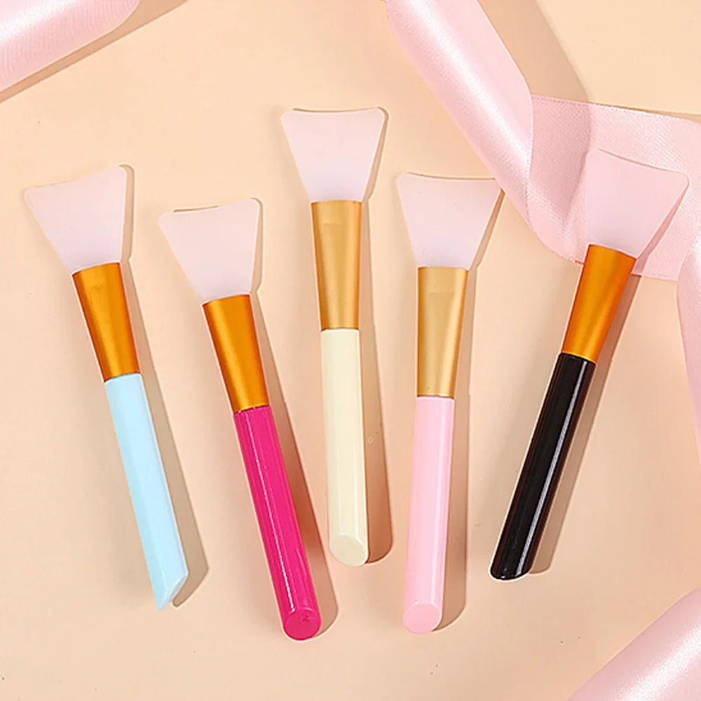Silicone Facial Mask Brush Set | Mild and Soft Applicator for All Skin Types