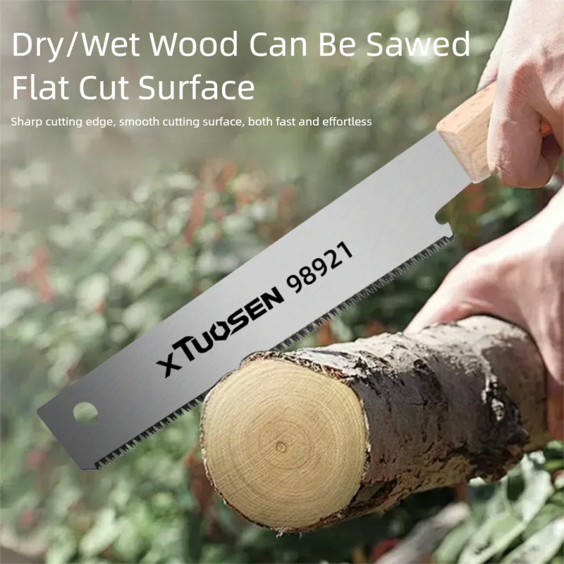 6-inch Double-sided Hand Saw | Flexible Flush Cutting Tool for Woodworking