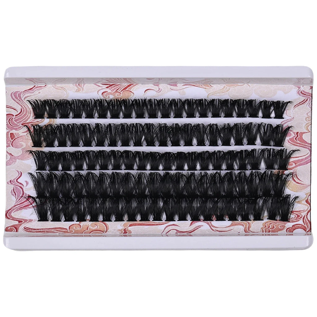 100Pcs 80D Mixed Tray Individual Lashes 3D Russia Volume Eye Lashes Soft Natural Lashes Fake Lash Cluster False Eyelashes