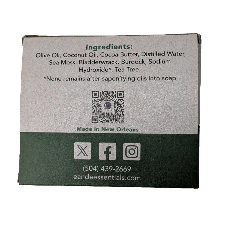 Sea Moss & Tea Tree Bar Soap
