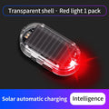 Solar Powered Car Warning Flashing Light | Universal Simulation Anti-Theft LED Decorative Light