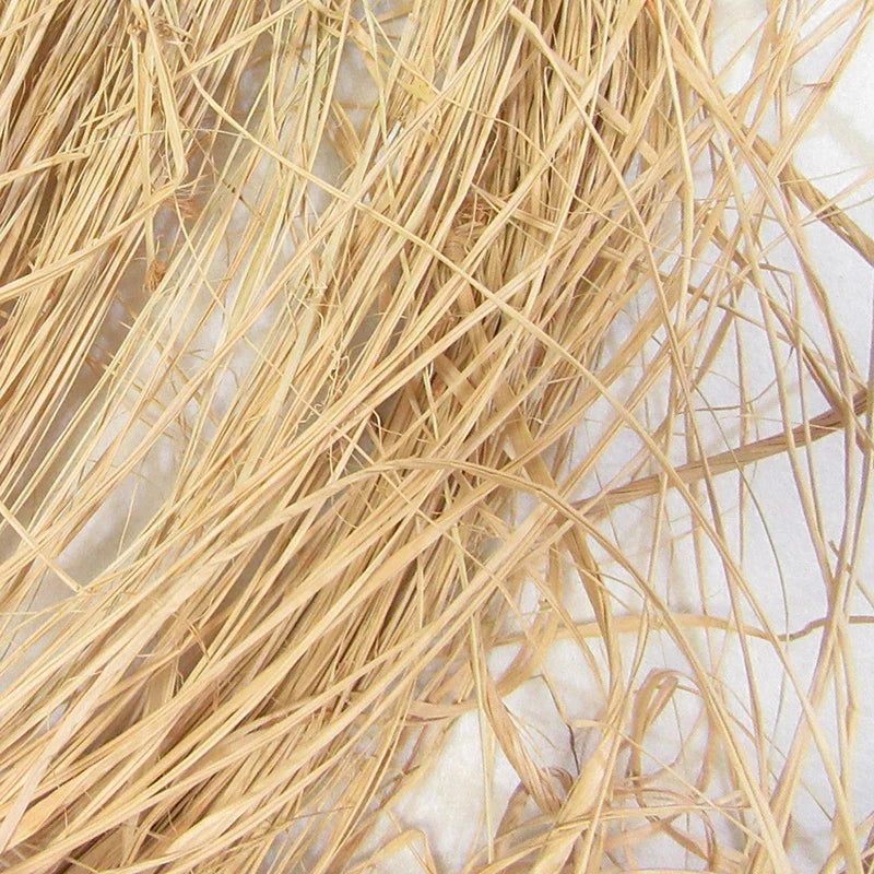 Natural Raffia Straw Rope | 50-Piece Eco-Friendly Craft Twine for Wedding Invitations, Gift Wrapping, and Party Decorations