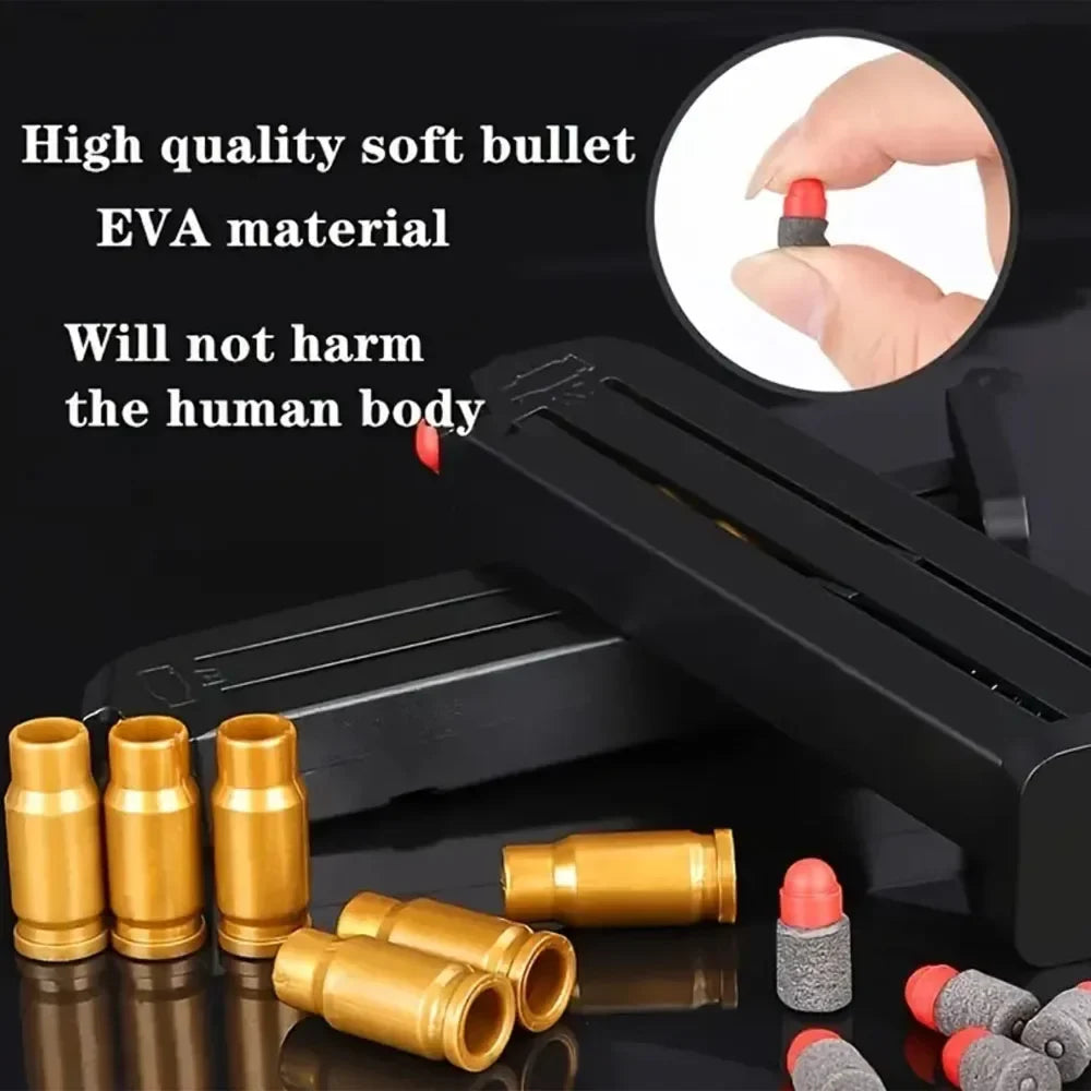 Soft EVA Foam Bullets for Toy Guns | Safe Shell Ejecting Ammo for Kids