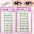 K-pop 2.0 Style Self-Adhesive False Eyelashes Easy Wear No Glue Trendy Daily/Party Eye Makeup Accessory