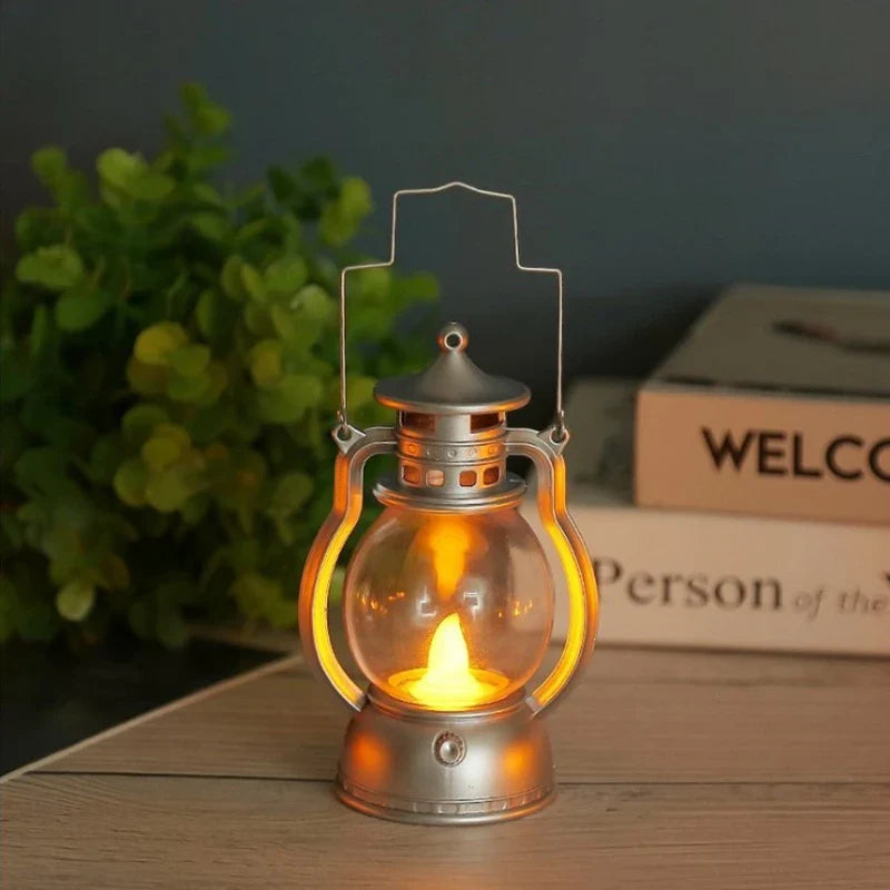 Retro Oil Lamp Halloween Lantern | Decorative LED Party Light