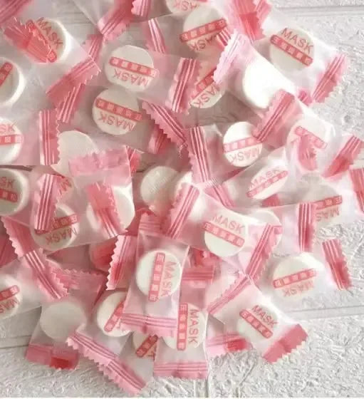 30/50 Pcs Disposable Compressed Face Towel | Portable Non-Woven Skin Care Mask Sheet