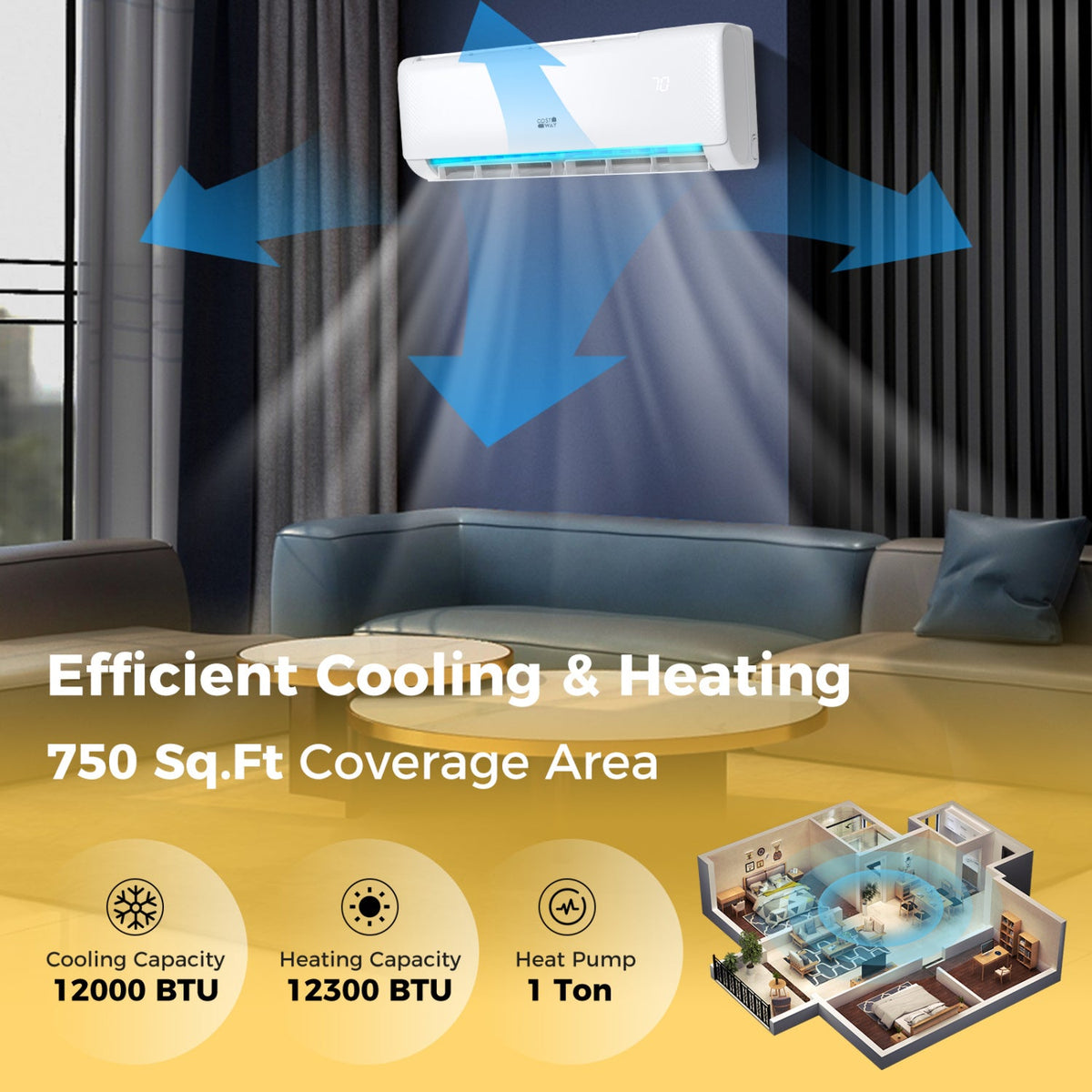Serie Airtural 12000 BTU 21 SEER2 208
