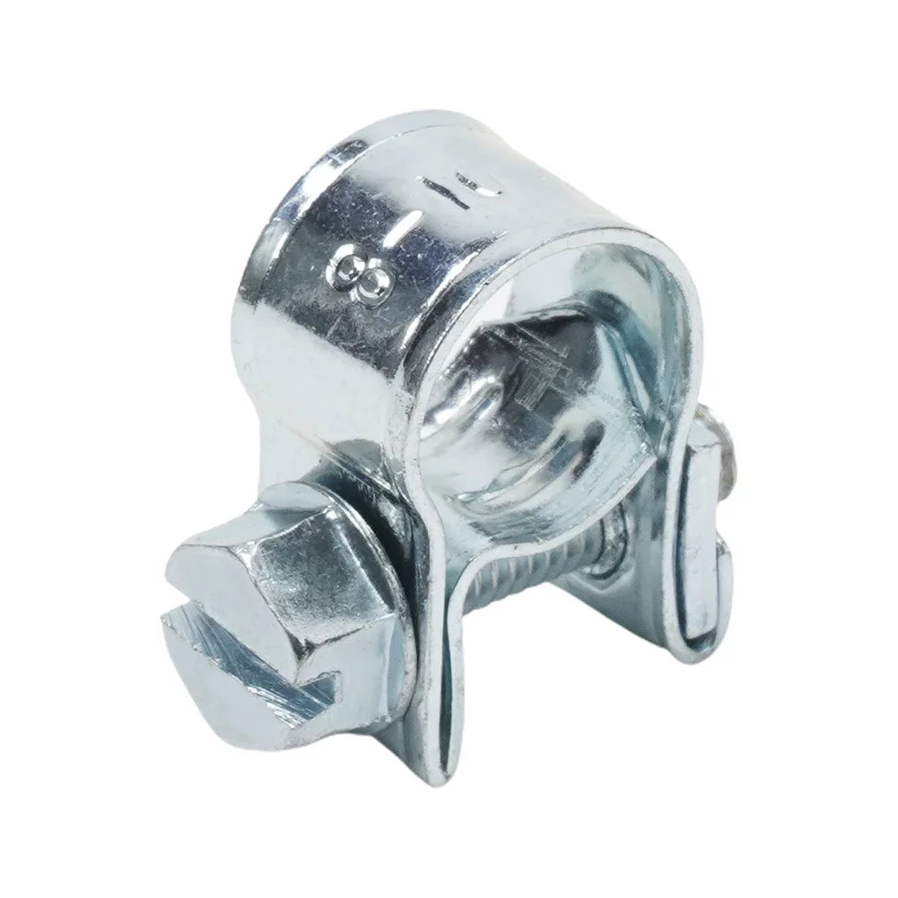 10pcs Stainless Steel Hose Clamp Set | Secure Pipe and Fuel Line Clips