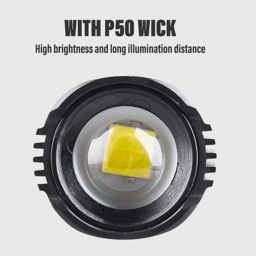 P50 LED Rechargeable Flashlight | 1600 Lumen Zoomable Torch