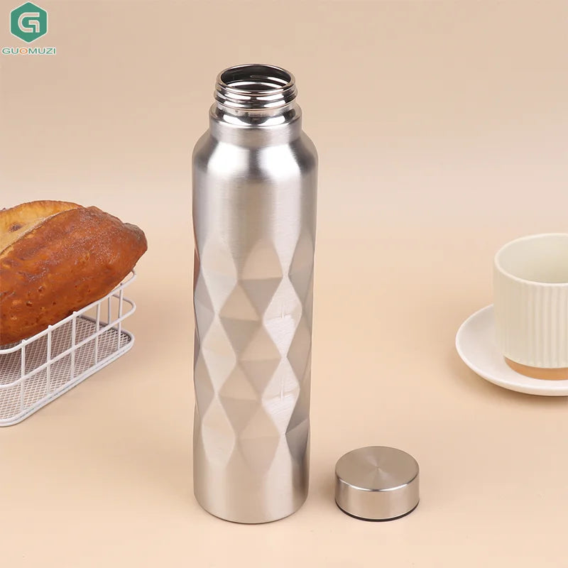 1000ml Stainless Steel Water Bottle | Leak-Proof Sport Flask for Gym, Camping & Travel