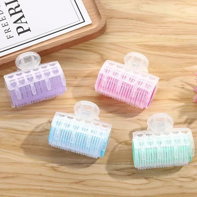 3pcs/pack Air Bangs Curling Roller Hair Rollers Bang Roll Curler Plastic Self-adhesive Hair Curling Hairdressing Tools