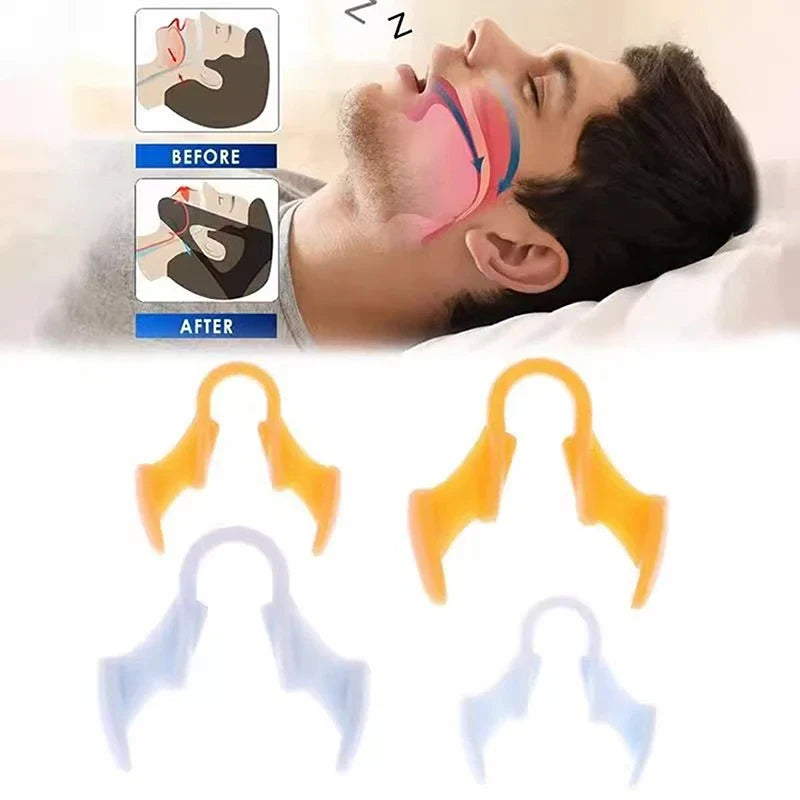 2Pcs Silicone Anti-Snoring Nasal Dilators | Comfortable Sleep Aid Nose Clips