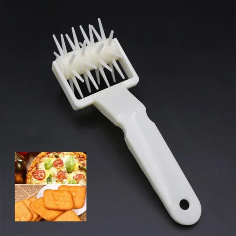 Pizza Dough Docker Roller | 3-Size Plastic Pastry Perforator for Even Baking
