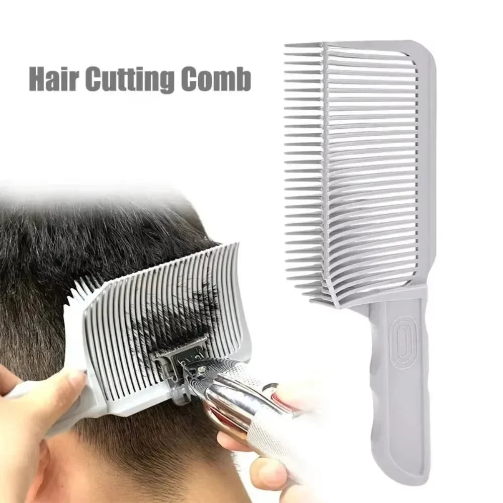 Fading Hair Cutting Combs Professional Barber Clipper Blending Flat Top Hair Cutting Comb for Men Fading Comb Salon Styling Tool