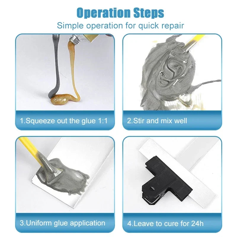 Cold Welding Glue Metal Repair | High-Strength AB Epoxy Adhesive for Casting
