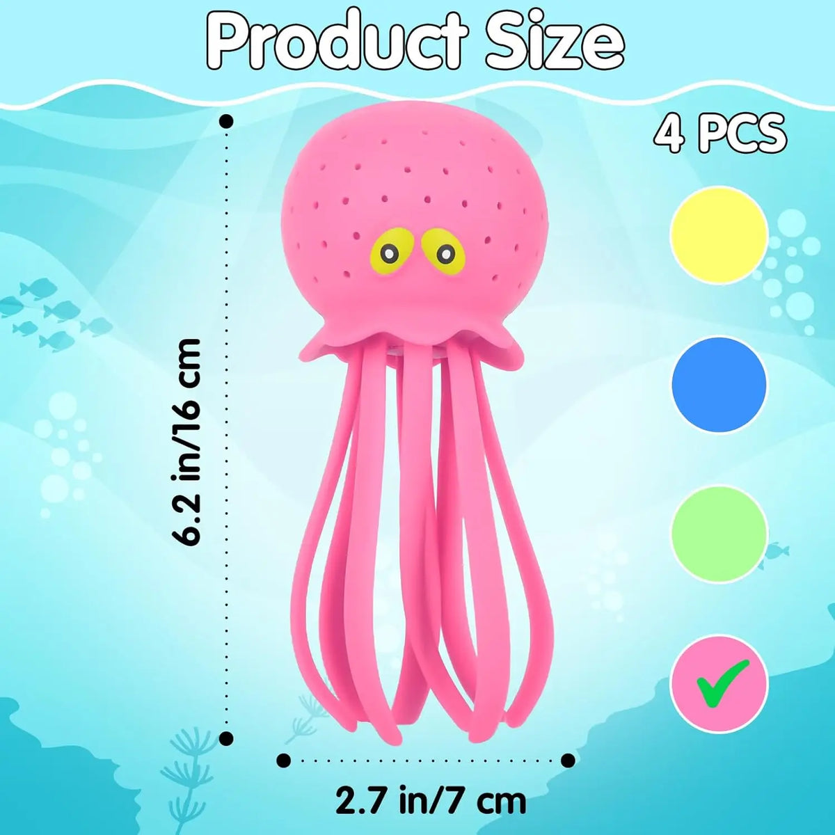 Sensory Octopus Water Balls for Kids | Fun Pool and Bath Toys