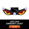 Solar Devil Eye Car Warning Light | USB-C Rechargeable Window Lamp