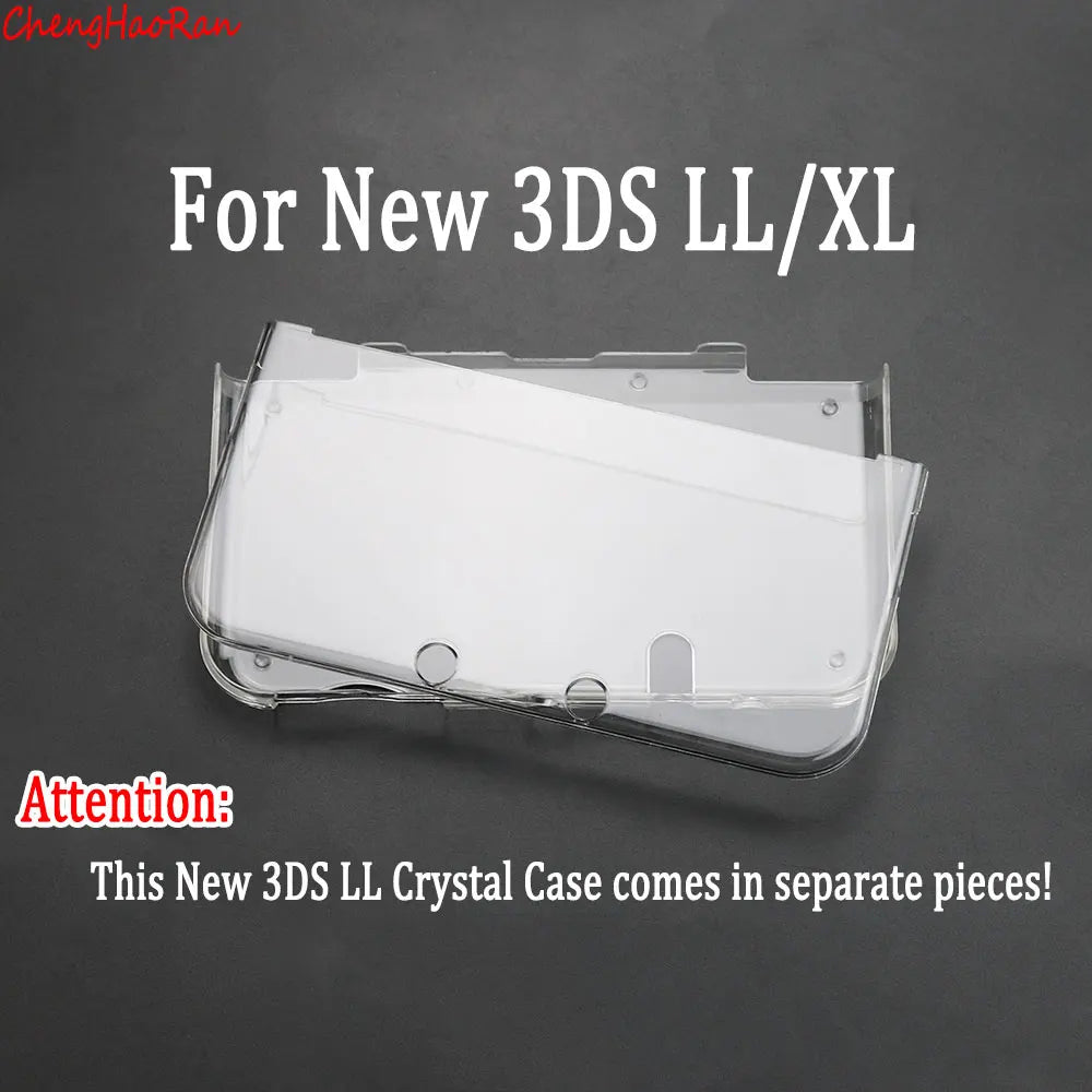 1 Piece Clear Hard Shell Protective Case for Nintendo 3DS XL, NDSL, PSP, GBA SP | Multi-Console Crystal Cover