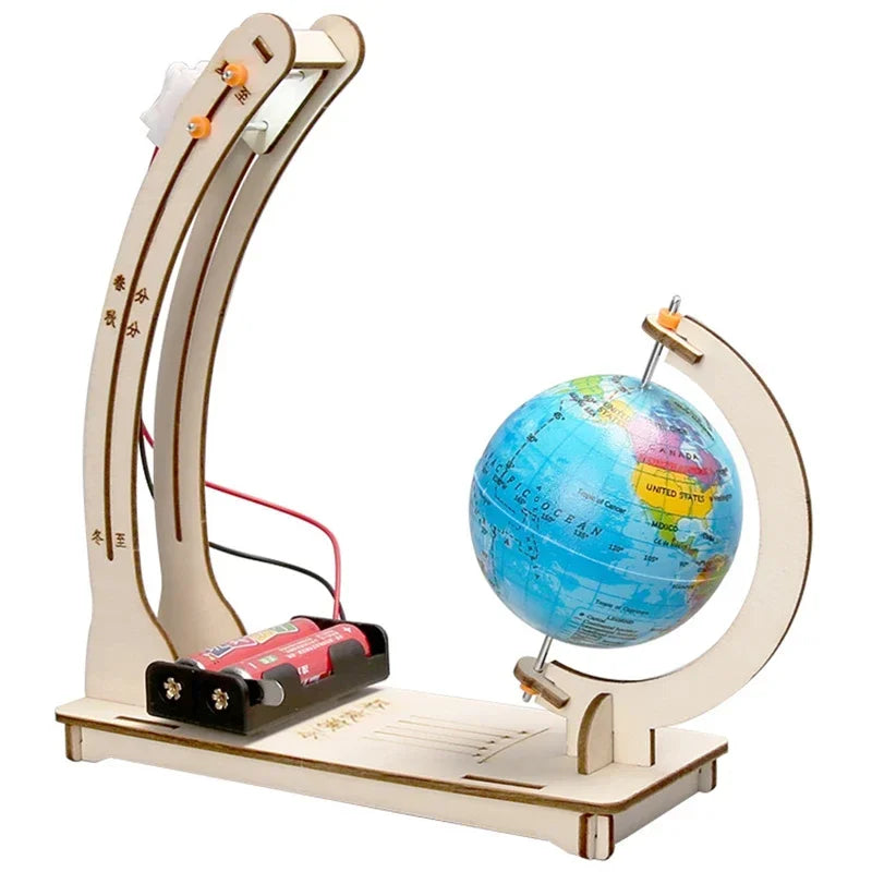 Kids Science Toy Day Night Globe | DIY Physics Learning Kit