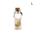 Pet Memorial Bottle Keepsake for Pet Hair Storage | Urn Container with Silver Accessories