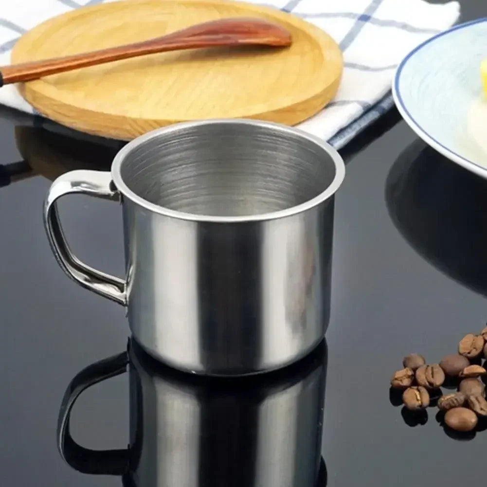 Portable Stainless Steel Camping Mug | Insulated Travel Coffee Cup 100ml