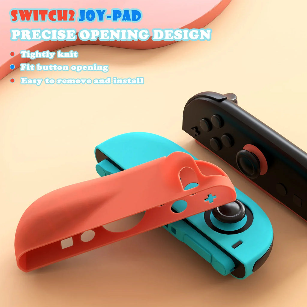 1set Handle Silicone Case for Switch 2 Grip Shell | Nintendo Switch 2 Controller Replacement