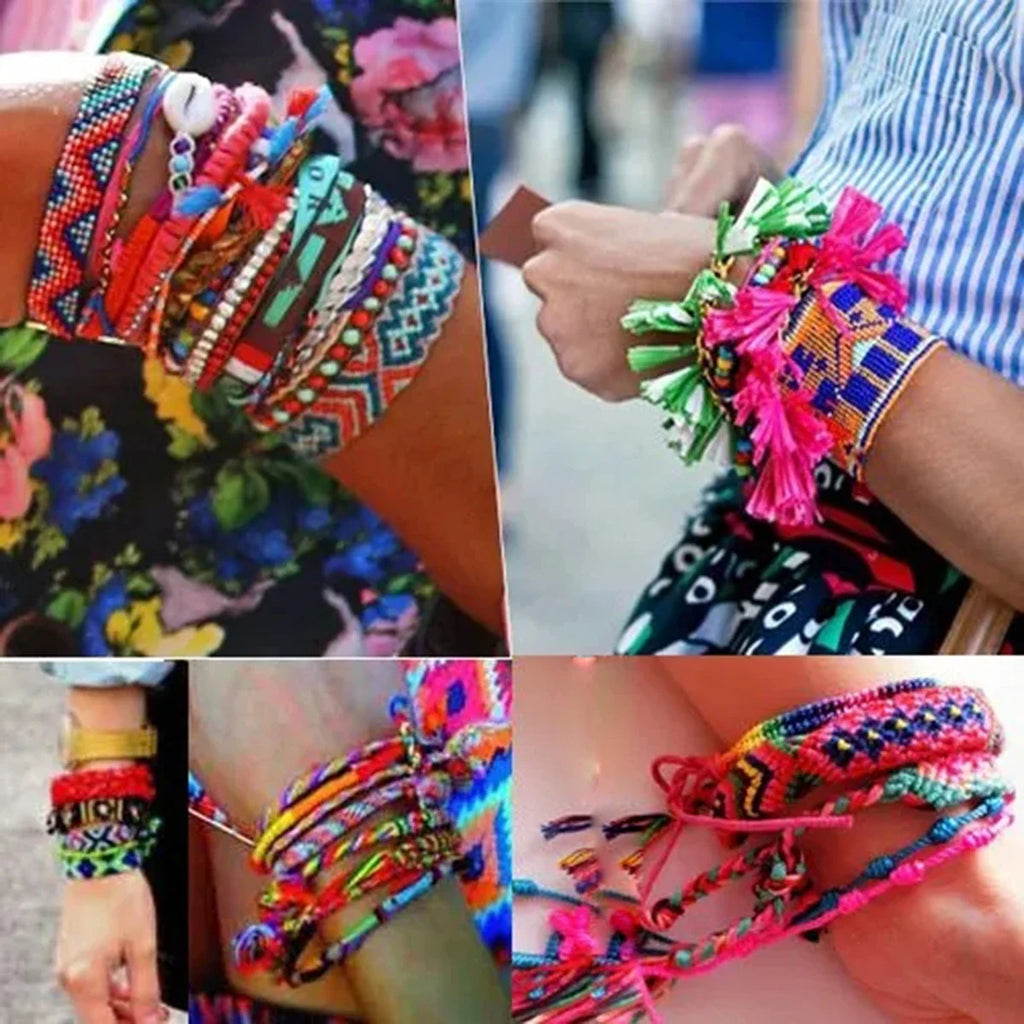 Rope Weave Bohemia Friendship Bracelet | Handmade Summer Beach Jewelry for Women