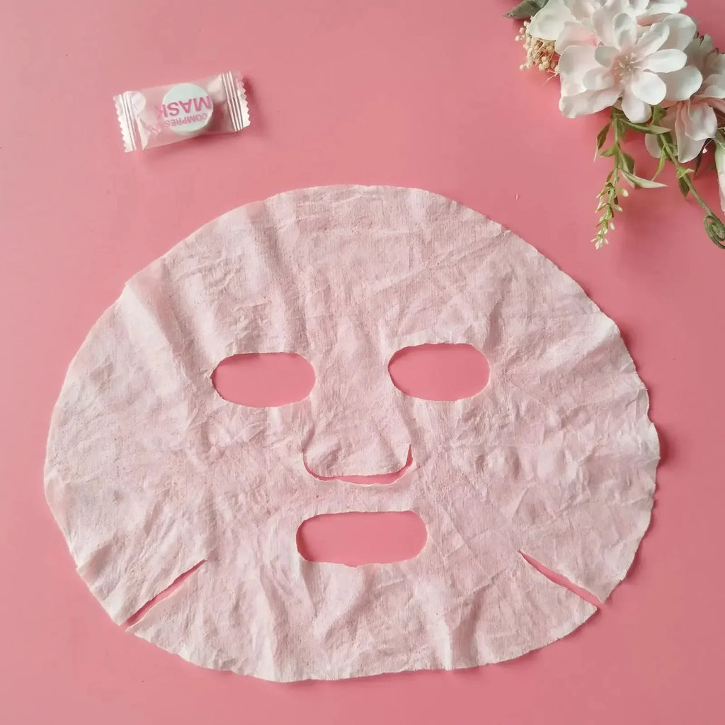 30/50 Pcs Disposable Compressed Face Towel | Portable Non-Woven Skin Care Mask Sheet