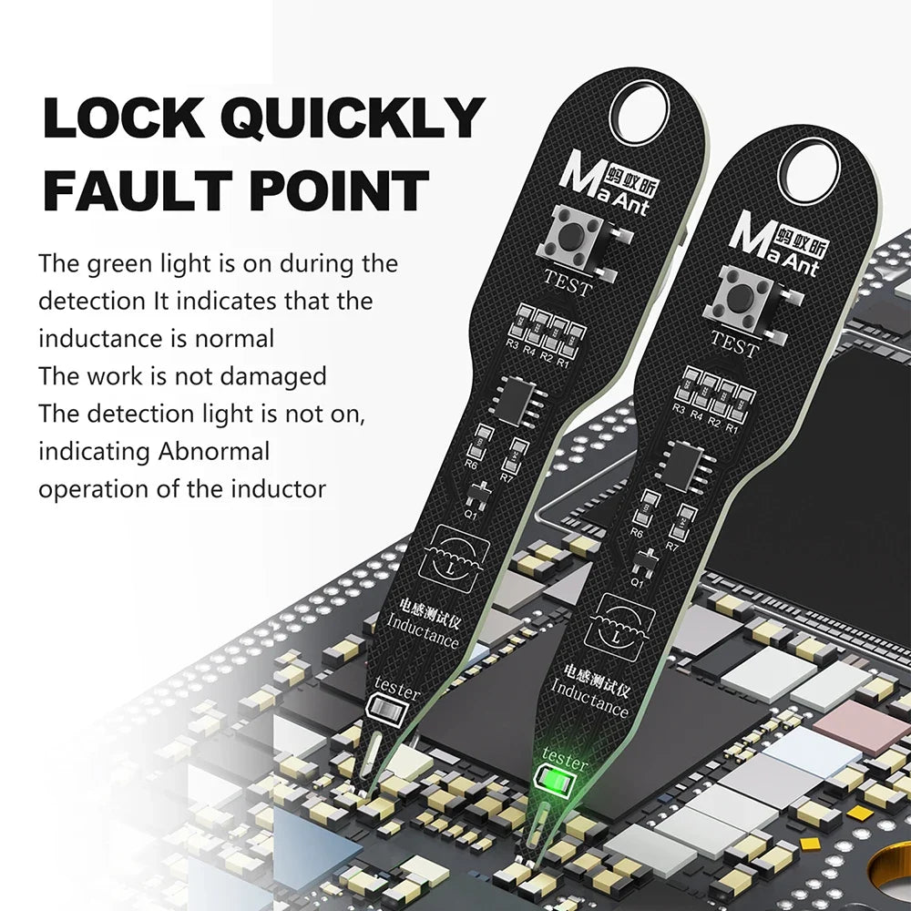 M093 Inductance Tester Motherboard Coil Tester | Inductor Detector Repair Tool with Electromagnetic Induction