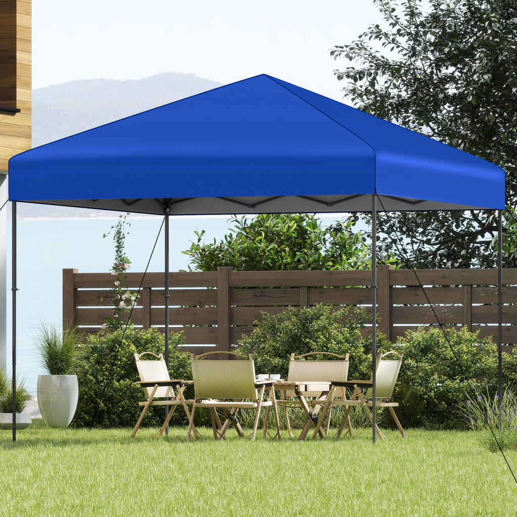 10 X 10 Feet Pop up Canopy Tent with Portable Carrying Bag and 8 Stakes