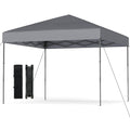 10 X 10 Feet Pop up Canopy Tent with Portable Carrying Bag and 8 Stakes