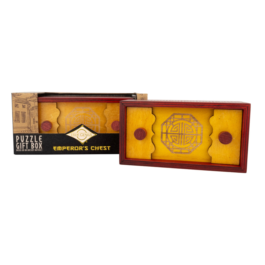Emperor's Chest - Puzzle Box with Hidden Chamber