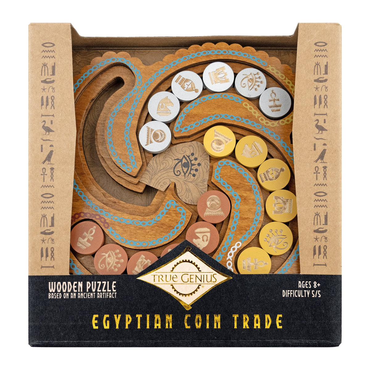 Egyptian Coin Trade - Column Swap Brainteaser