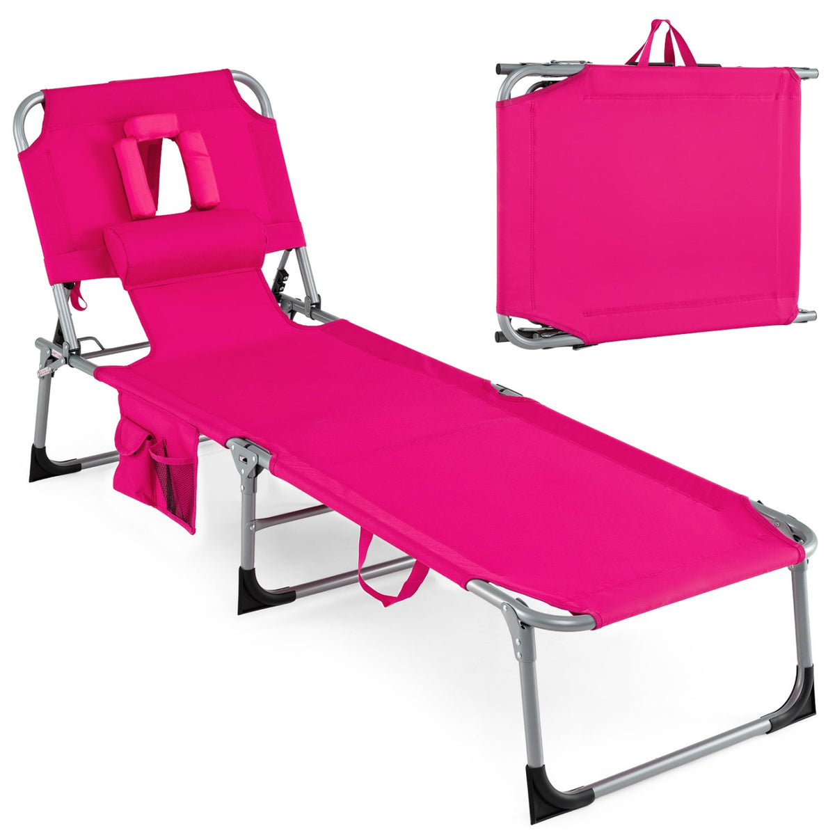 Tanning Chair with Face Arm Holes Folding Chair